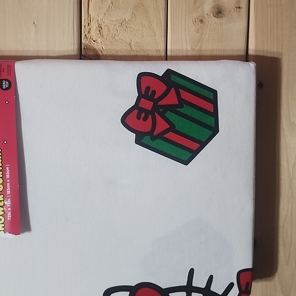 Hello Kitty Shower Curtain NEW Christmas 🎄 - Picture 2 of 6